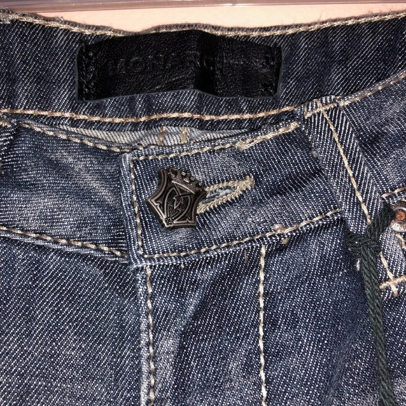 Monarchy Jeans Monarchy Straight To Bootcut Leg British Flag Jeans